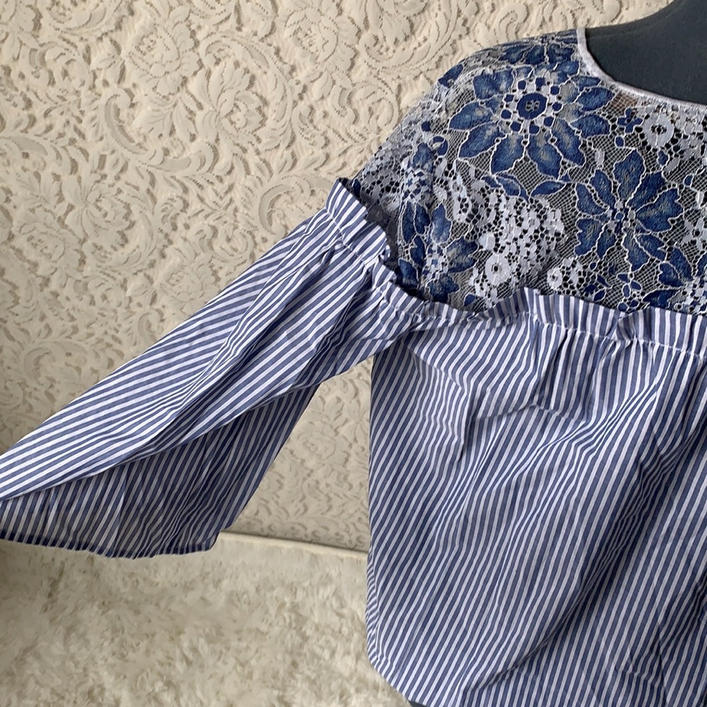 BCBG Maxazria Stripe Blouse - Picture 6 of 9